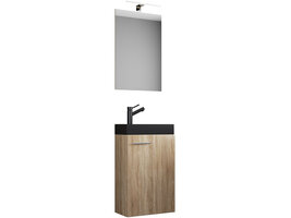 ebuy24 SlitoBL badkamer 3 delen eik decor.