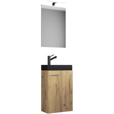 ebuy24 SlitoBL badkamer 3 delen eik decor.