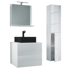 ebuy24 LendasLBL badkamer 4 delen wit.