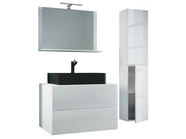 ebuy24 LendasLBL badkamer 4 delen wit.