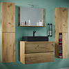 ebuy24 LendasXLBL badkamer 5 delen eik decor.