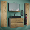 ebuy24 LendasXLBL badkamer 5 delen antraciet, eik decor.
