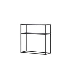 ebuy24 Bogota sidetable 1 plank zwart.