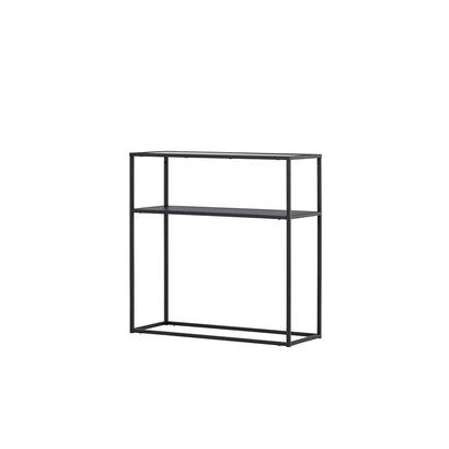 ebuy24 Bogota sidetable 1 plank zwart.