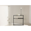 ebuy24 Bogota sidetable 1 plank zwart.