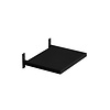 ebuy24 Avignon nachtkastje 1 plank voor wandpaneel zwart.