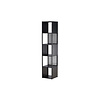 ebuy24 BuenosAires wandkast 5 planken zwart.
