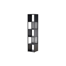 ebuy24 BuenosAires wandkast 5 planken zwart.