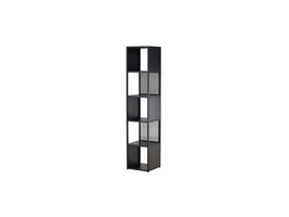 ebuy24 BuenosAires wandkast 5 planken zwart.