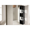 ebuy24 BuenosAires wandkast 5 planken zwart.