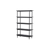 ebuy24 Heim wandkast 190 cm 5 planken zwart.