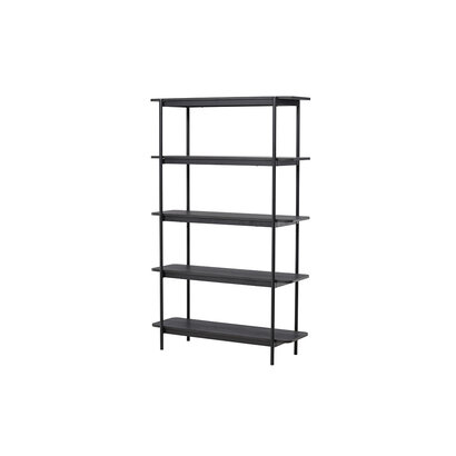 ebuy24 Heim wandkast 190 cm 5 planken zwart.