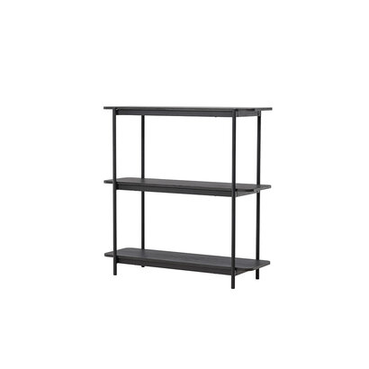 ebuy24 Heim wandkast 120 cm 3 planken zwart.