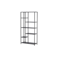 ebuy24 ElAlto wandkast 6 planken zwart.