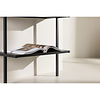 ebuy24 Caracas wandkast 5 planken zwart.