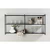 ebuy24 LyonB wandkast wandhangend 3 planken zwart.