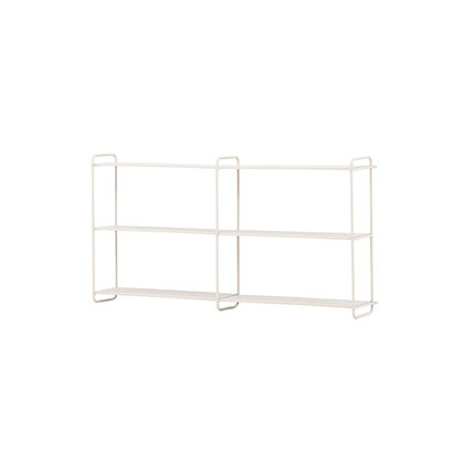 ebuy24 LyonB wandkast wandhangend 3 planken beige.