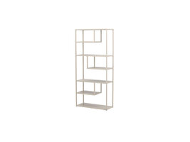 ebuy24 Staal wandkast 6 planken beige.