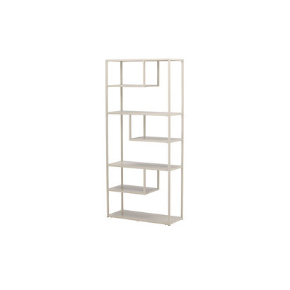 ebuy24 Staal wandkast 6 planken beige.