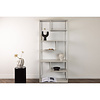 ebuy24 Staal wandkast 6 planken beige.