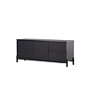 ebuy24 Corpus dressoir 2 deuren, 2 laden zwart.
