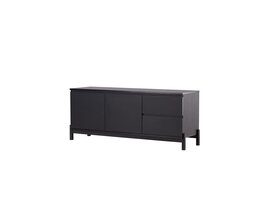 ebuy24 Corpus dressoir 2 deuren, 2 laden zwart.