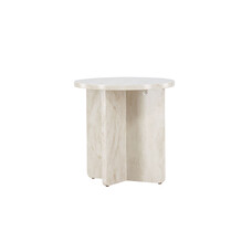 ebuy24 Ålesund hoektafel Ø50 cm beige.