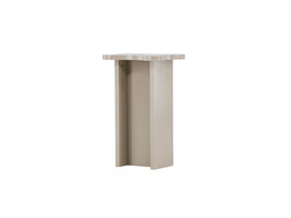ebuy24 Molde hoektafel beige.