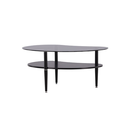 ebuy24 Egg salontafel 1 plank zwart.