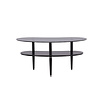 ebuy24 Egg salontafel 1 plank zwart.