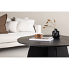 ebuy24 Bootcut salontafel Ø100 cm zwart.