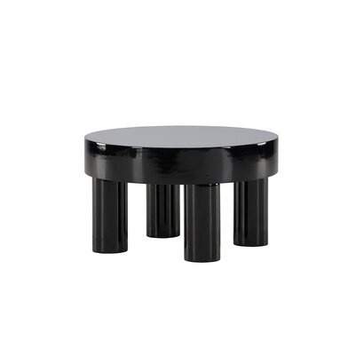 ebuy24 Varberg salontafel Ø60 cm zwart.