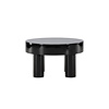 ebuy24 Varberg salontafel Ø60 cm zwart.
