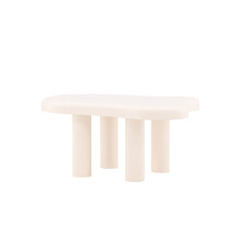 ebuy24 Strömstad salontafel wit.