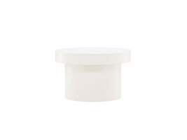 ebuy24 Malung salontafel Ø80 cm wit.