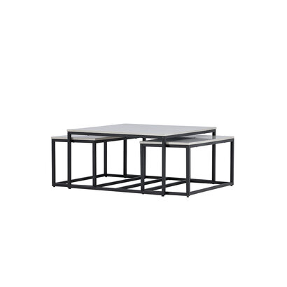 ebuy24 Solna salontafel set van 3 grijs.