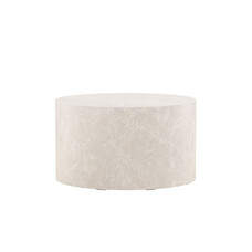 ebuy24 York salontafel Ø80 cm beige.