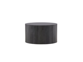 ebuy24 York salontafel Ø80 cm zwart.