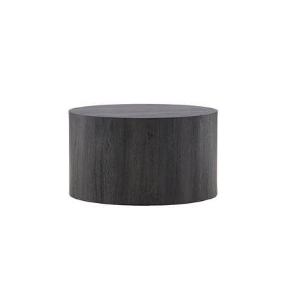 ebuy24 York salontafel Ø80 cm zwart.