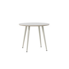 ebuy24 Plaza eetkamertafel voor kinderen Ø60 cm beige.