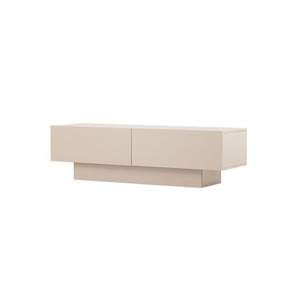 ebuy24 Cuenca TV-meubel 2 klepdeuren beige.