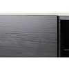 ebuy24 Cuenca TV-meubel 2 klepdeuren zwart.