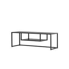 ebuy24 Riverside TV-meubel 1 plank zwart.