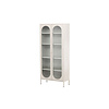 ebuy24 Lima vitrinekast 2 deuren beige.