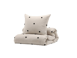 ebuy24 Loke dekbedovertrek lichtgrijs.