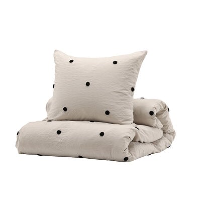 ebuy24 Loke dekbedovertrek lichtgrijs.