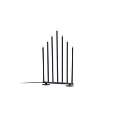 ebuy24 Björnfjället adventskandelaar elektrisch 7 lichten zwart.