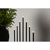 ebuy24 Björnfjället adventskandelaar elektrisch 7 lichten zwart.