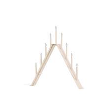 ebuy24 Åre adventskandelaar elektrisch 9 lichten beige.