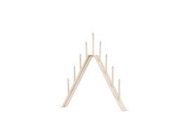 ebuy24 Åre adventskandelaar elektrisch 9 lichten beige.